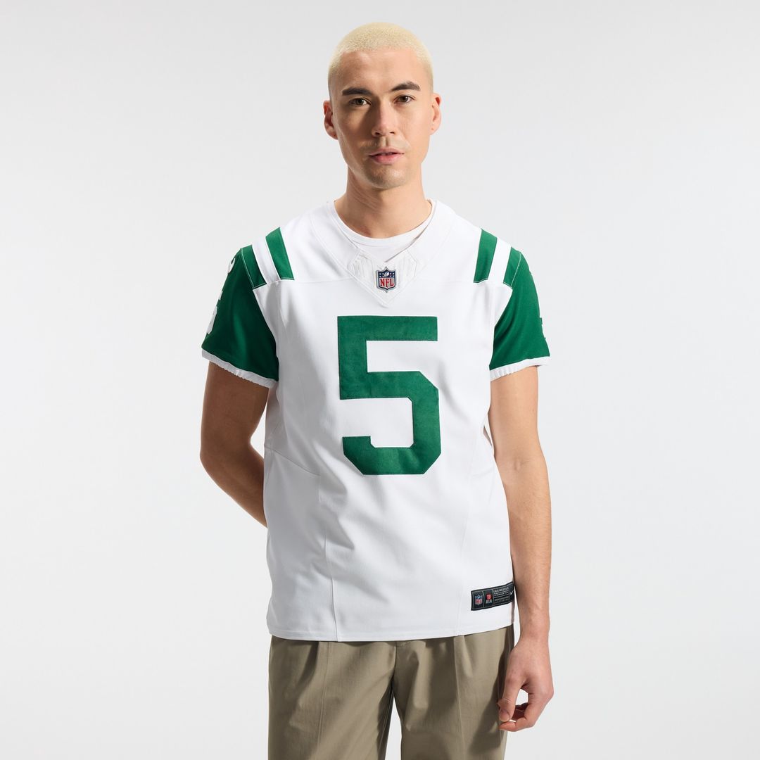 Garrett Wilson New York Jets Nike Classic Alternate Vapor F.U.S.E. Elite Jersey - White