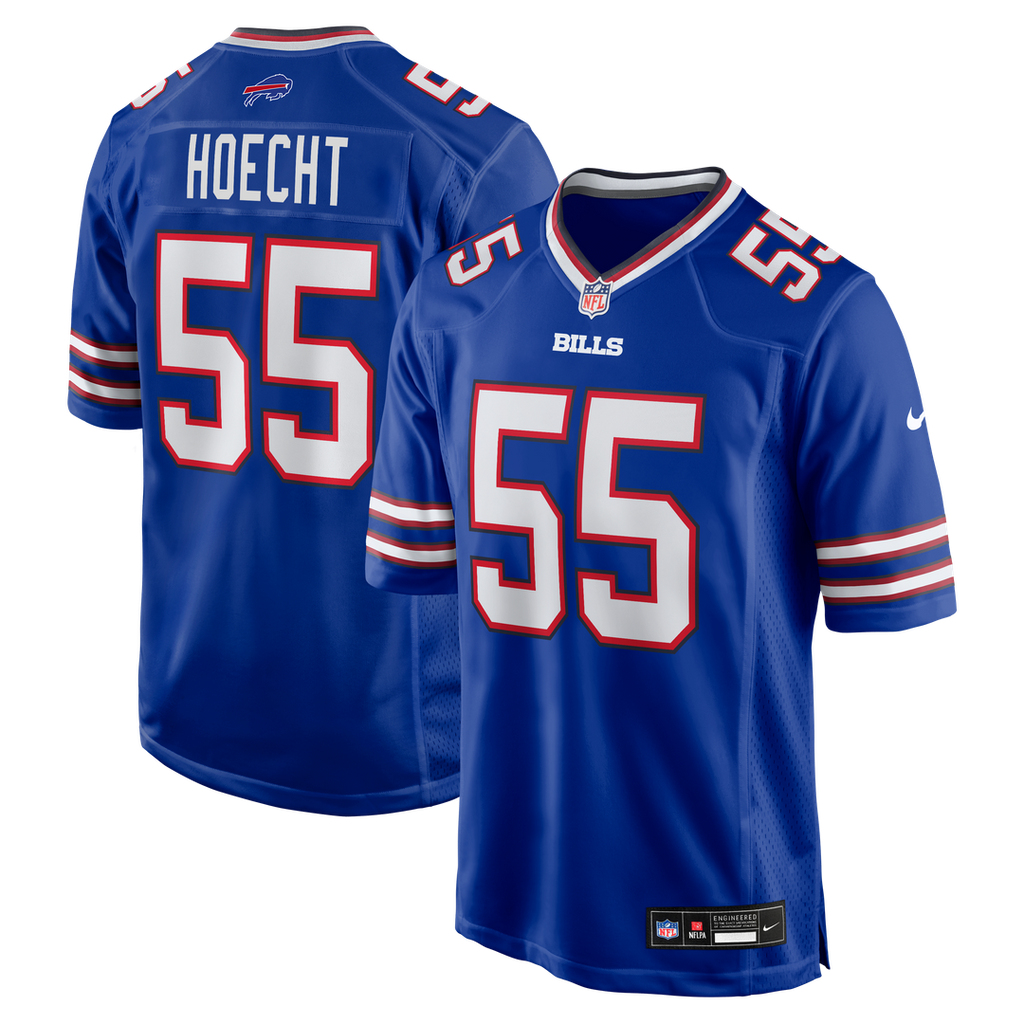 Michael Hoecht Buffalo Bills Nike Team Game Jersey -  Royal
