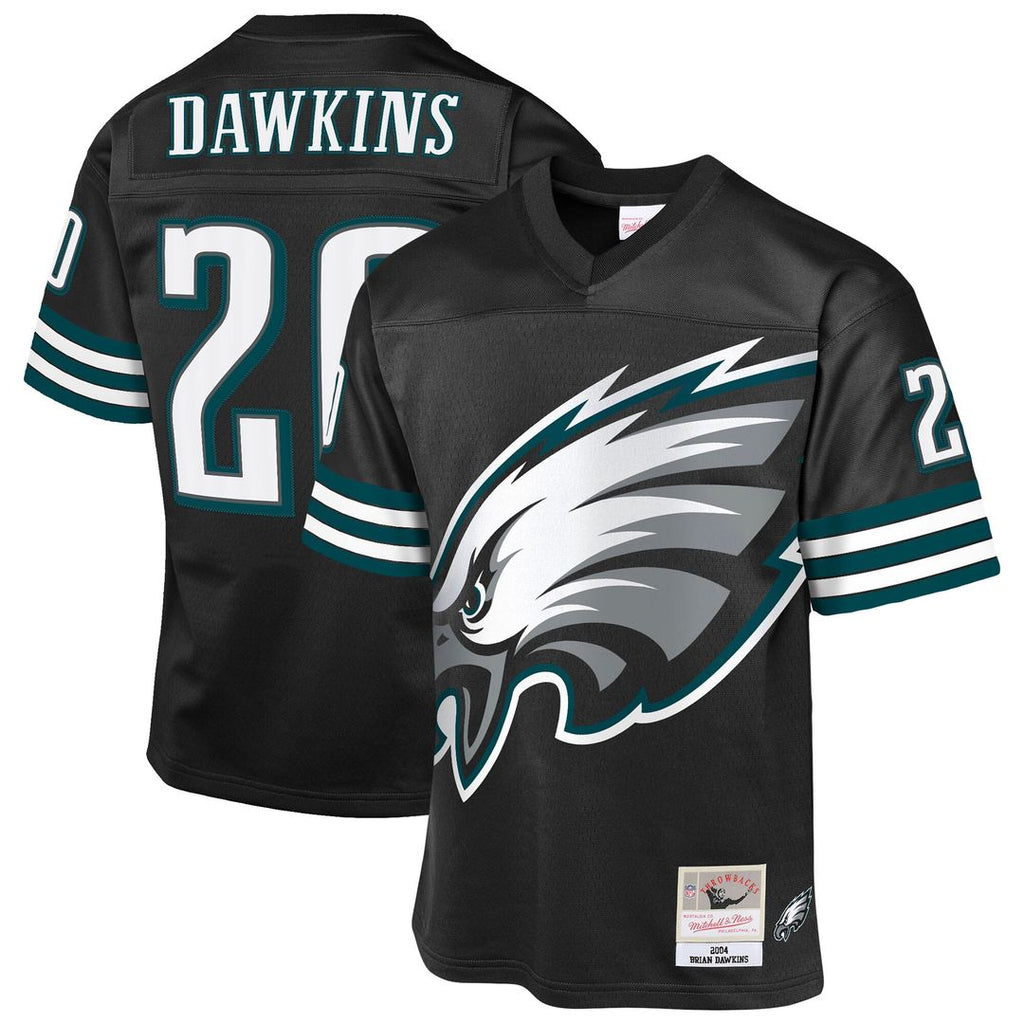 Brian Dawkins Philadelphia Eagles Mitchell & Ness Youth 2004 Throwback Fashion Jersey - Black
