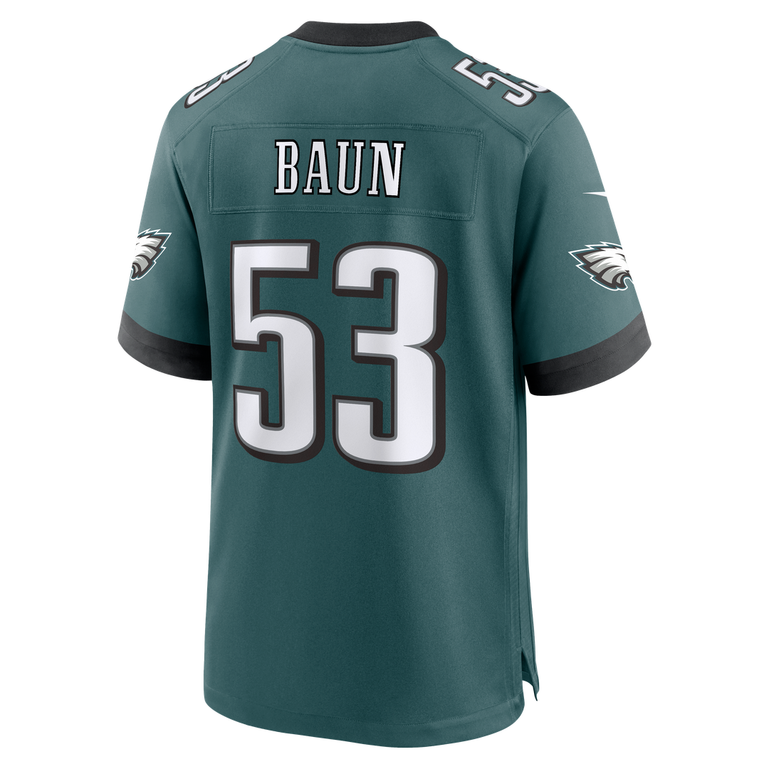Zack Baun Philadelphia Eagles Nike Team Game Jersey -  Midnight Green