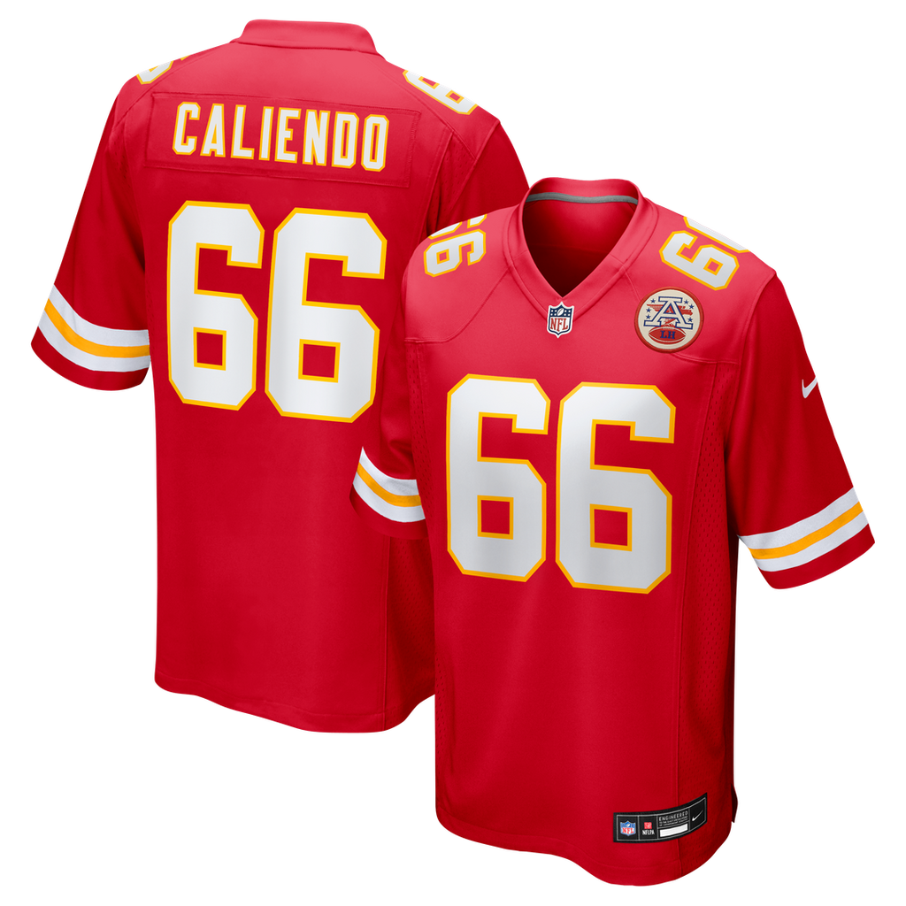 Mike Caliendo Kansas City Chiefs Nike Game Player Jersey - Red