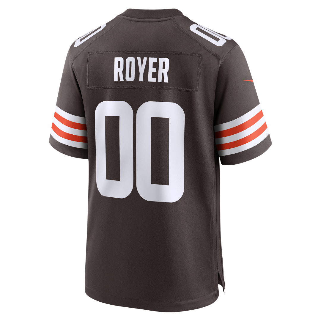 Joe Royer Cleveland Browns Nike Game Jersey - Brown
