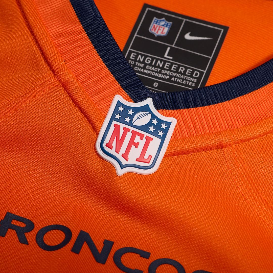 Mike McGlinchey Denver Broncos Nike Team Game Jersey -  Orange