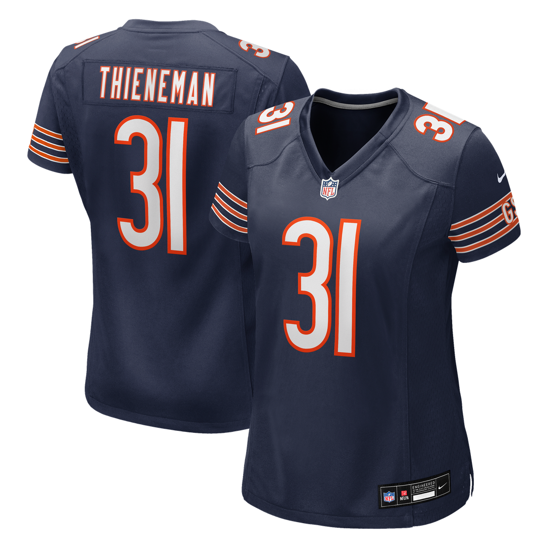 Dillon Thieneman Chicago Bears Nike Women's Team Game Jersey -  Navy