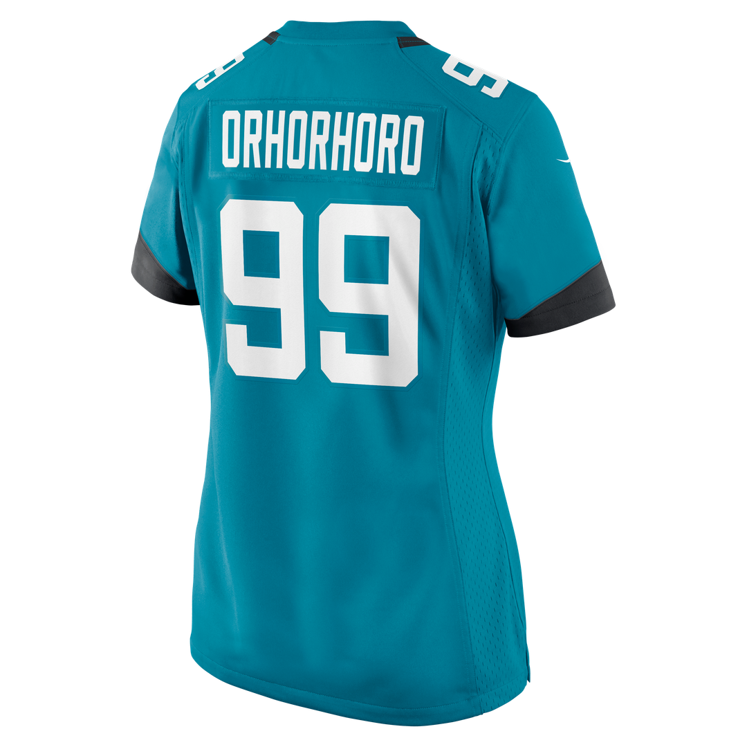 Ruke Orhorhoro Jacksonville Jaguars Nike Women's Team Game Jersey -  Teal