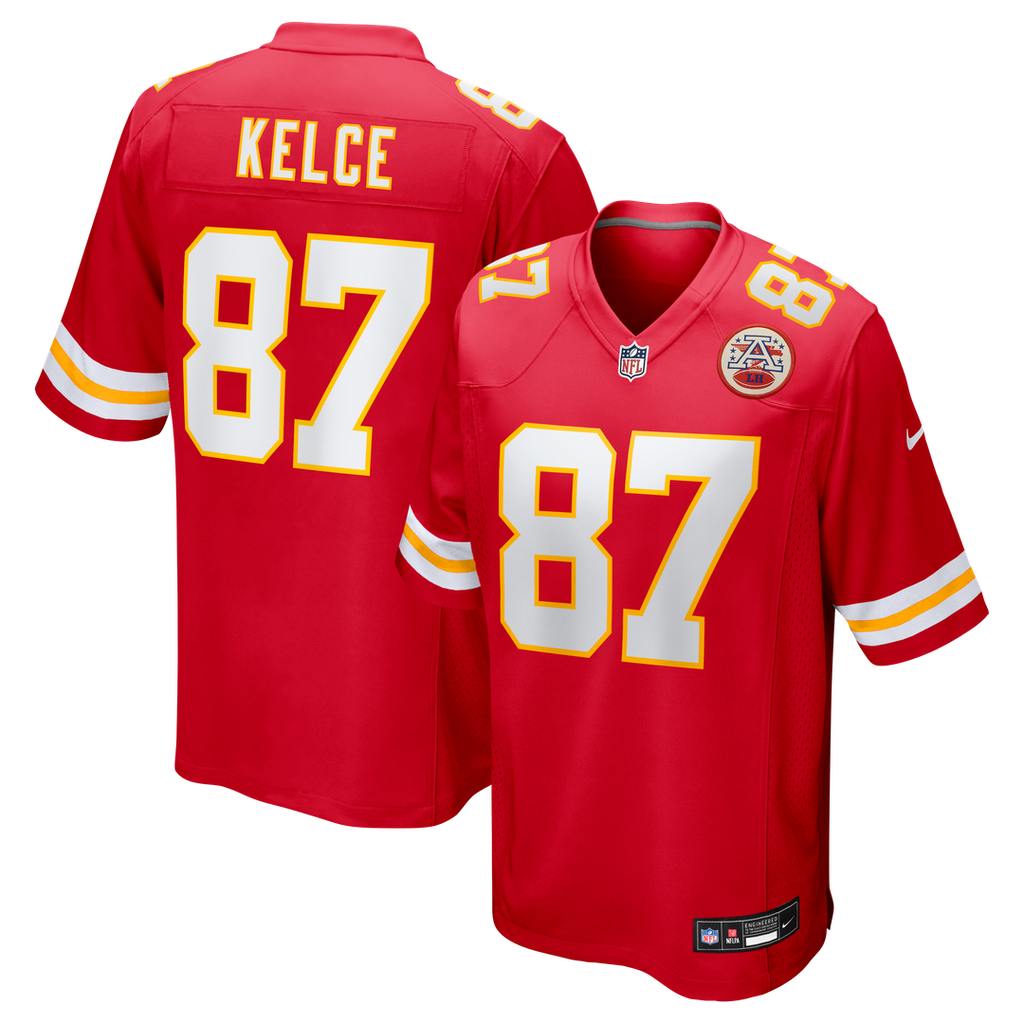 Travis Kelce Kansas City Chiefs Nike Game Jersey - Red