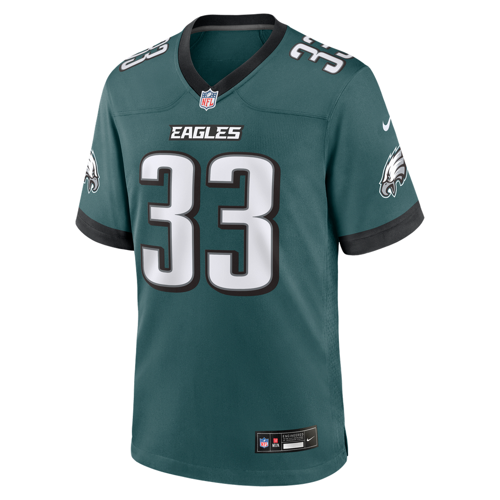Cooper DeJean Philadelphia Eagles Nike Team Game Jersey -  Midnight Green