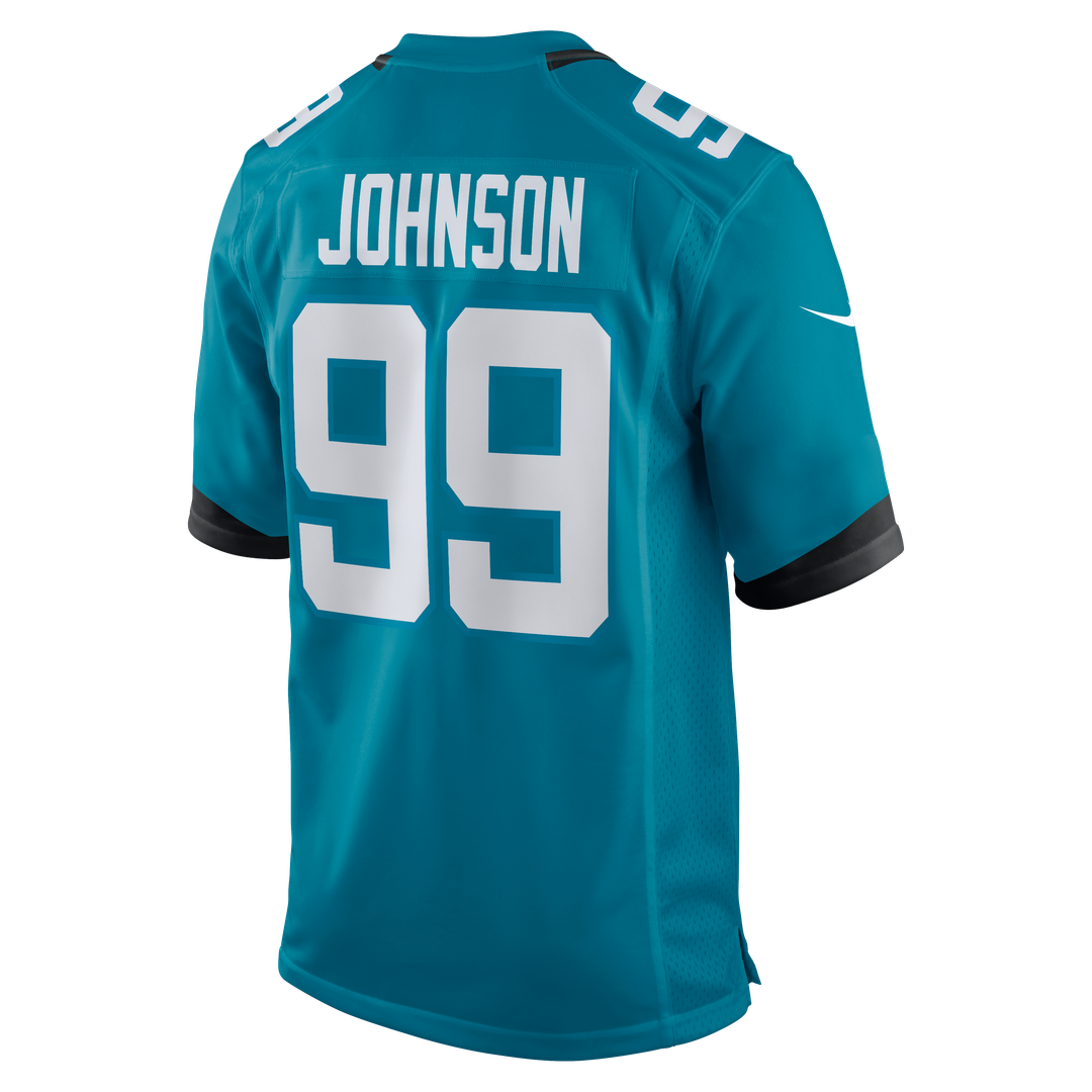 Austin Johnson Jacksonville Jaguars Nike Team Game Jersey -  Teal