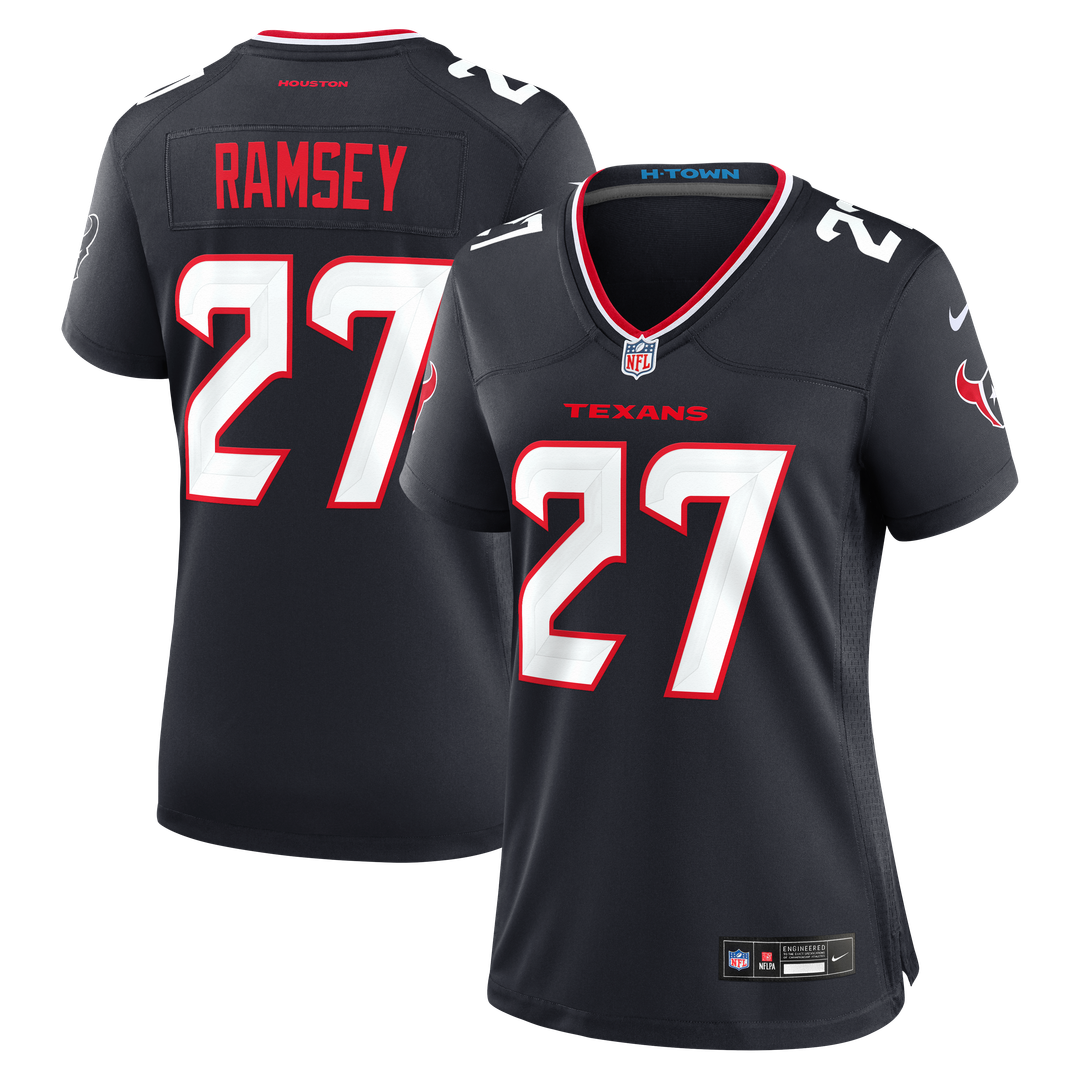 Kamari Ramsey Houston Texans Nike Women's Team Game Jersey -  Navy