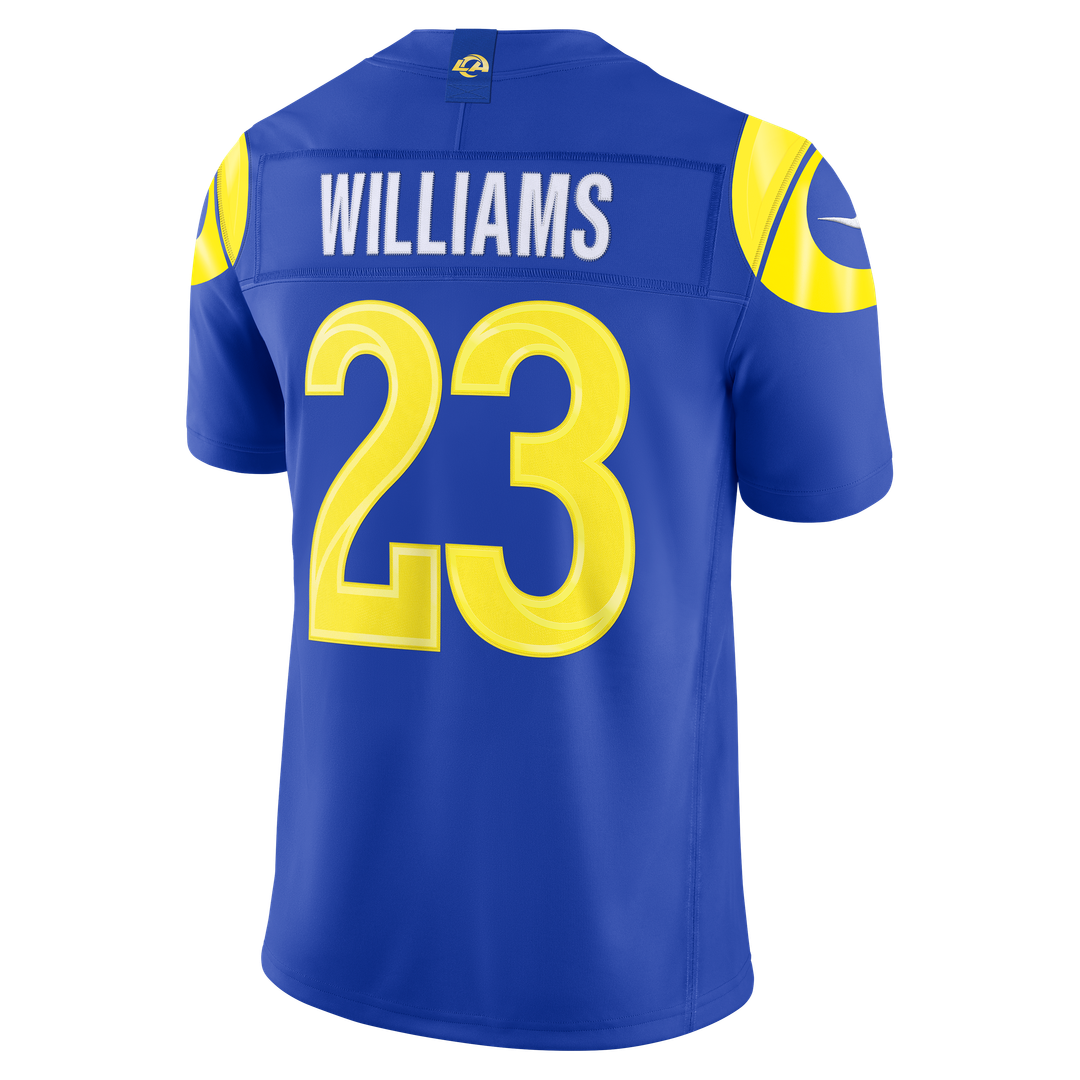 Kyren Williams Los Angeles Rams Nike Vapor F.U.S.E. Stitched Limited Jersey - White