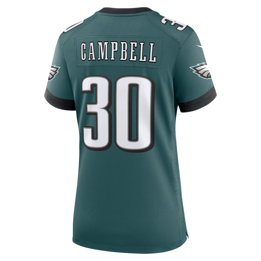 Jihaad Campbell Philadelphia Eagles Nike Women's Team Game Jersey -  Midnight Green