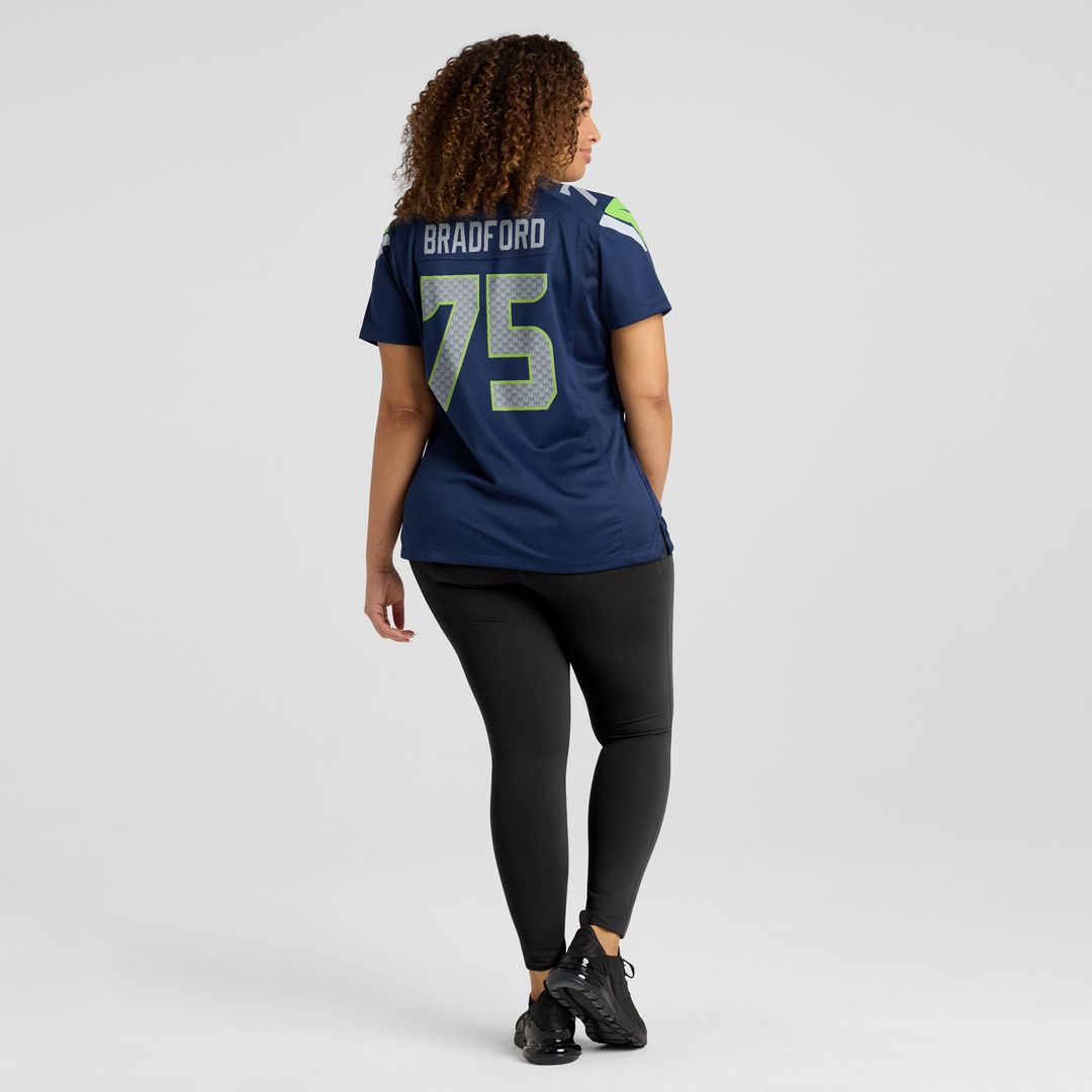 Anthony Bradford Seattle Seahawks Nike Women's Team Game Jersey -  College Navy