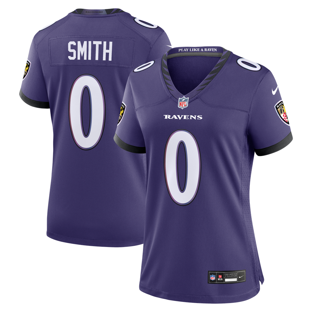 Roquan Smith Baltimore Ravens Nike Women's Team Game Jersey - Purple
