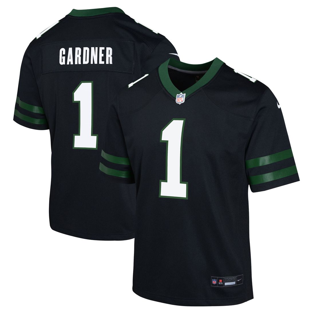 Ahmad Sauce Gardner New York Jets Nike Youth Game Jersey - Green