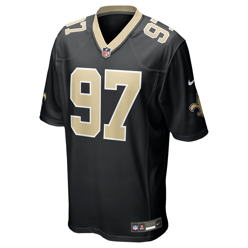 Khristian Boyd New Orleans Saints Nike  Game Jersey -  Black