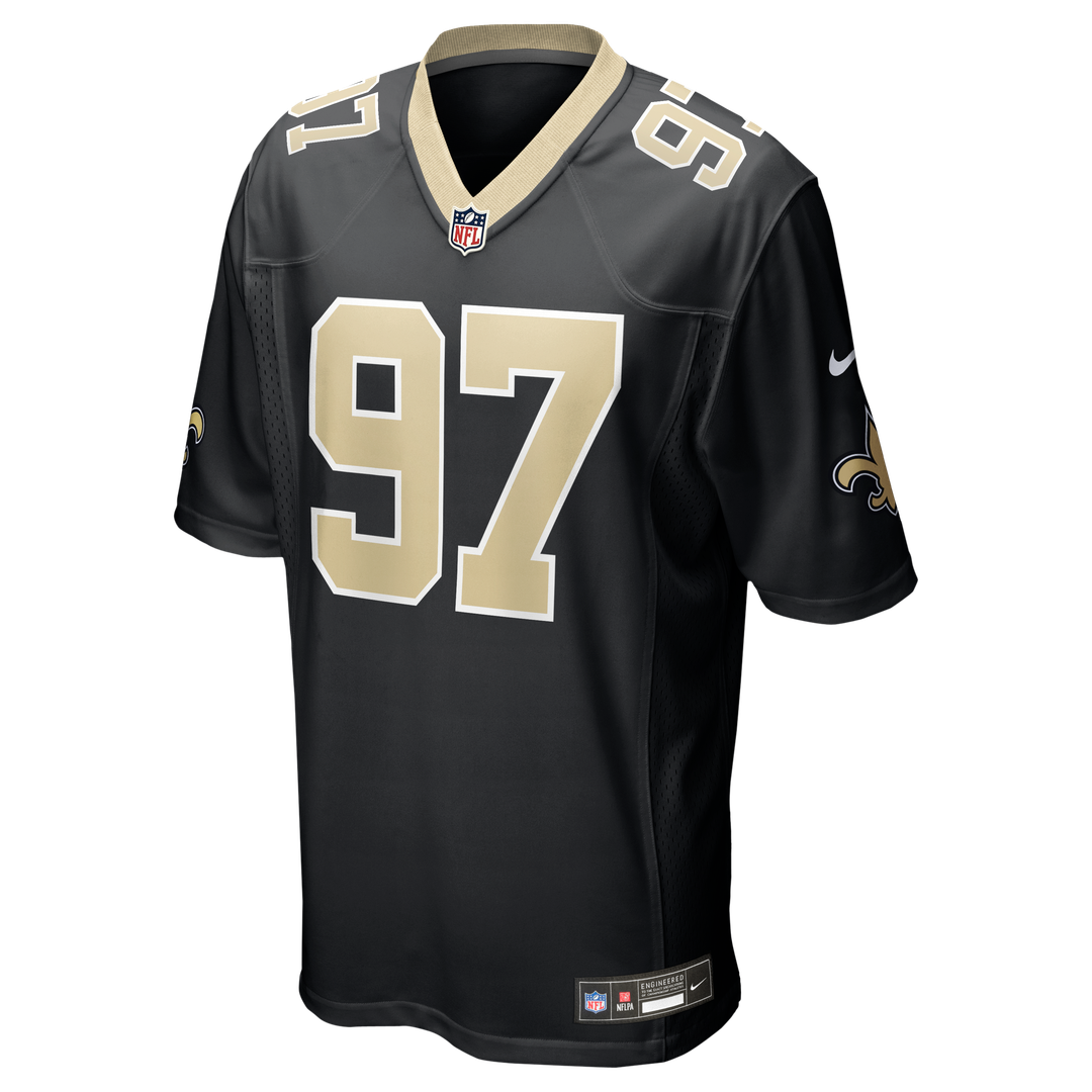 Khristian Boyd New Orleans Saints Nike  Game Jersey -  Black