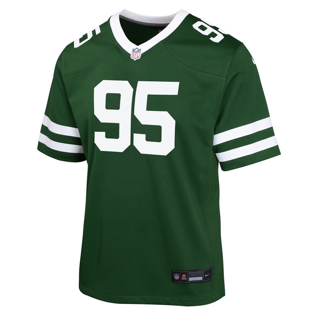 Quinnen Williams New York Jets Nike Youth Game Jersey - Black