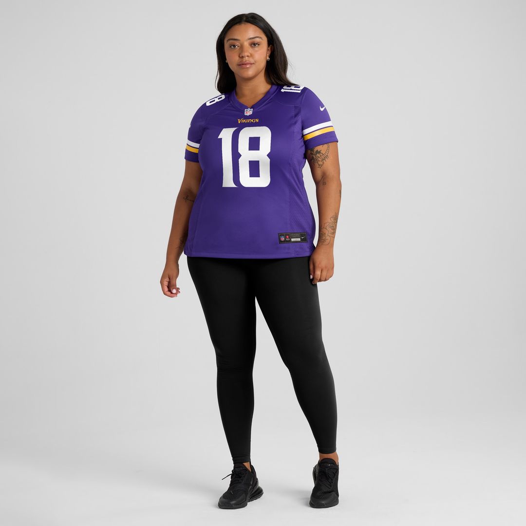 Justin Jefferson Minnesota Vikings Nike Women's Game Jersey - Purple