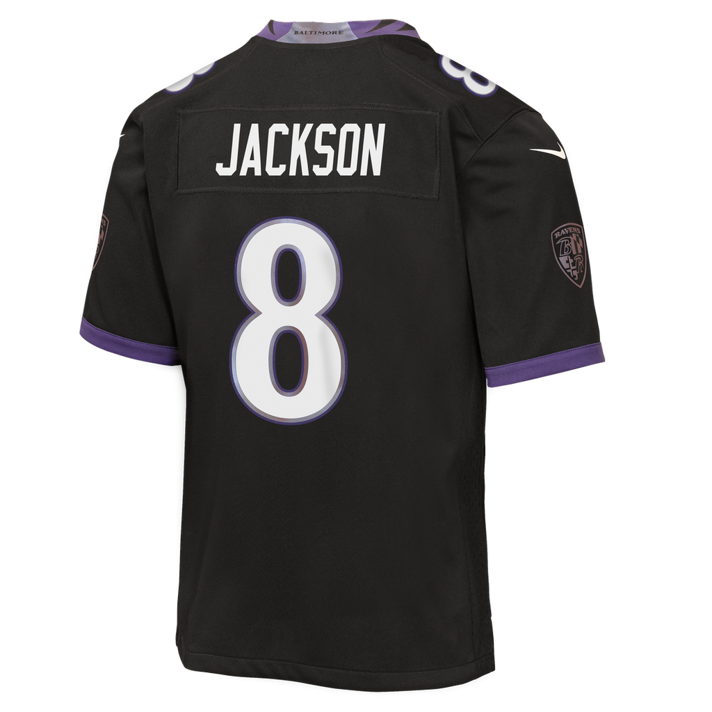 Lamar Jackson Baltimore Ravens Nike Youth Game Jersey - White