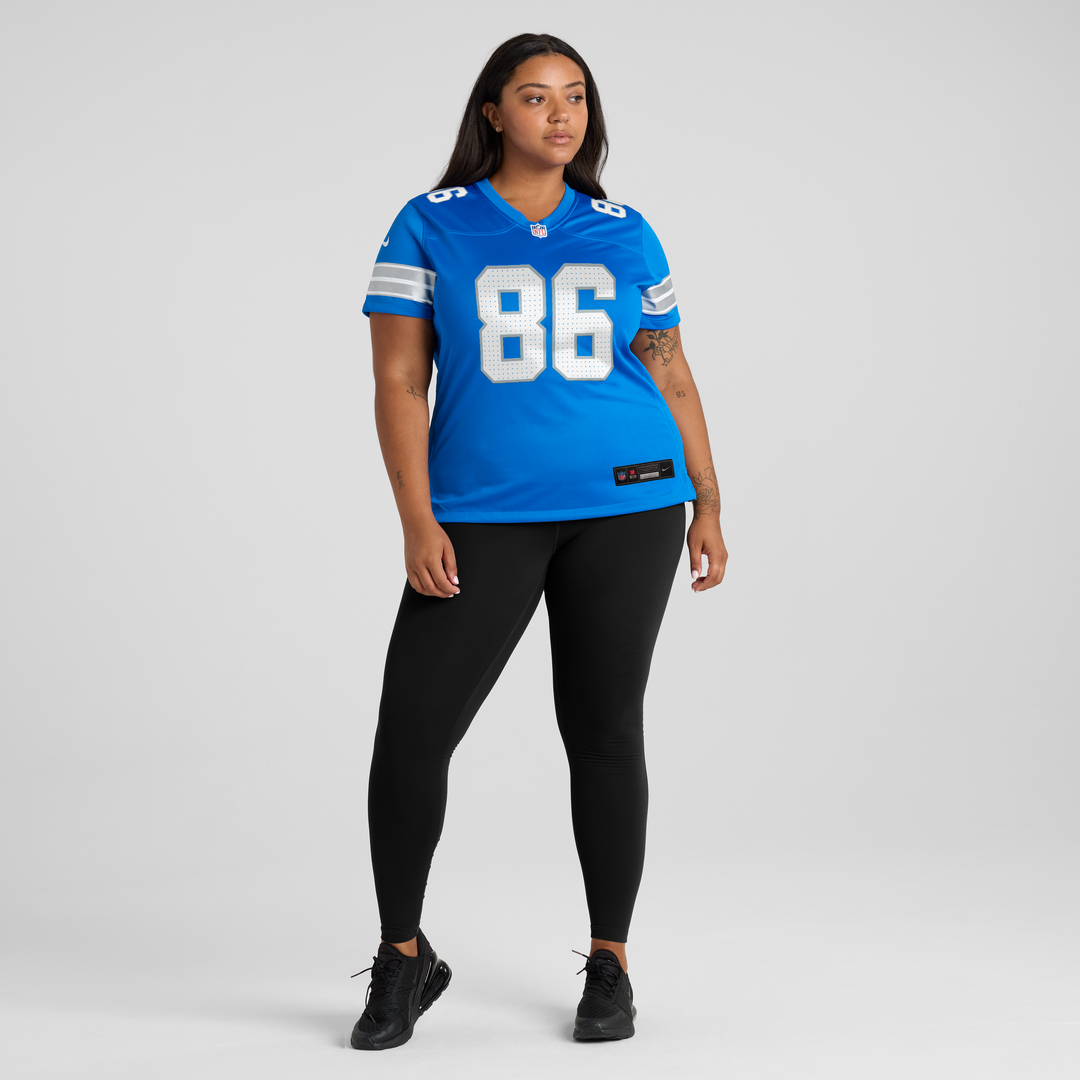 Anthony Firkser Detroit Lions Nike Women's Team Game Jersey -  Blue