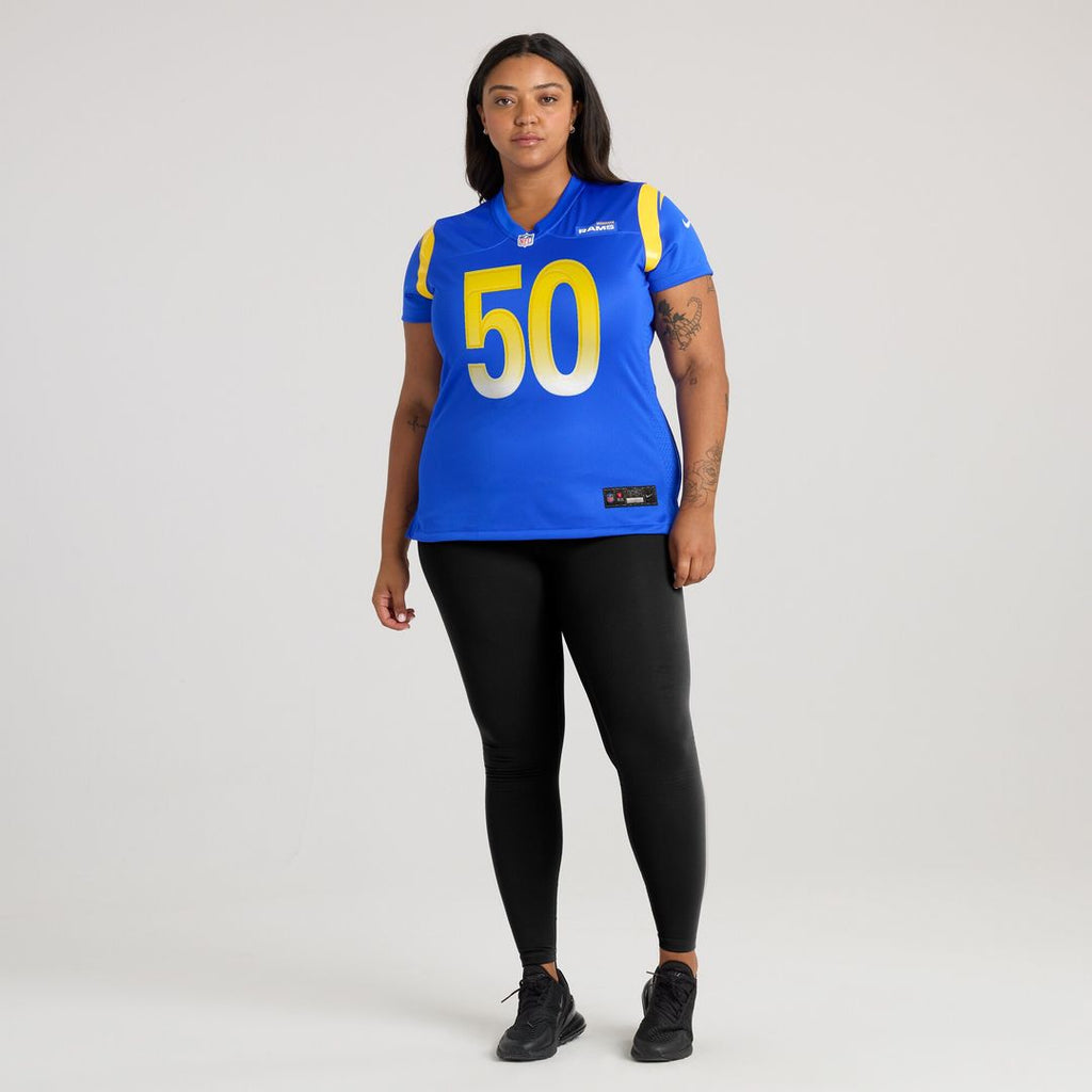 Beaux Limmer Los Angeles Rams Nike Women's  Game Jersey -  Royal
