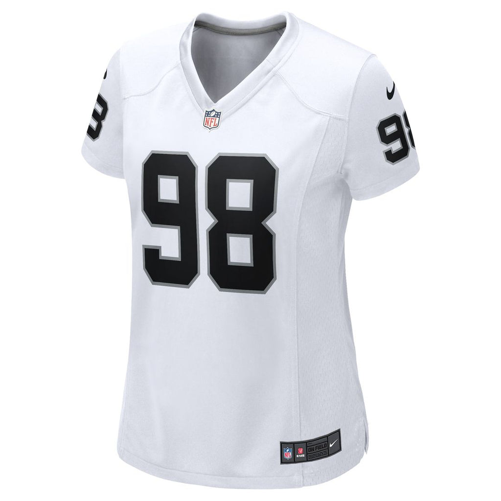 Maxx Crosby Las Vegas Raiders Nike Women's  Game Jersey -  White