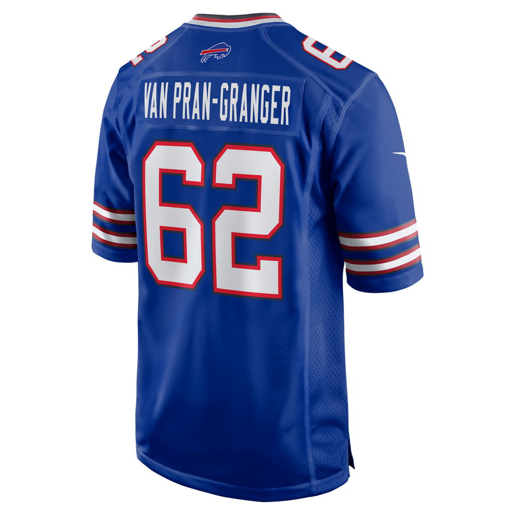 Sedrick Van Pran-Granger Buffalo Bills Nike Game Jersey -  Royal