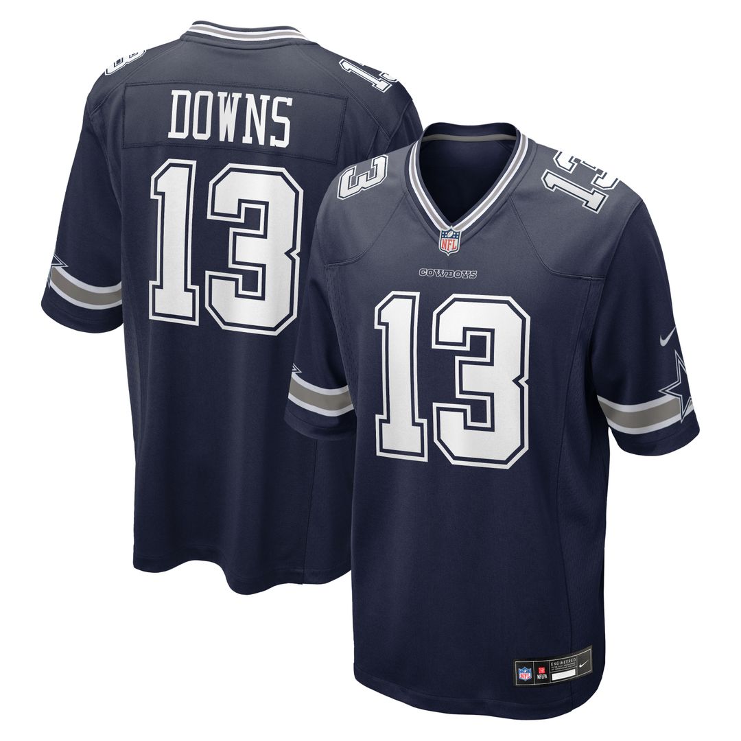 Caleb Downs Dallas Cowboys Nike 2026 NFL Draft First Round Pick No. 11 Team Game Jersey - Navy
