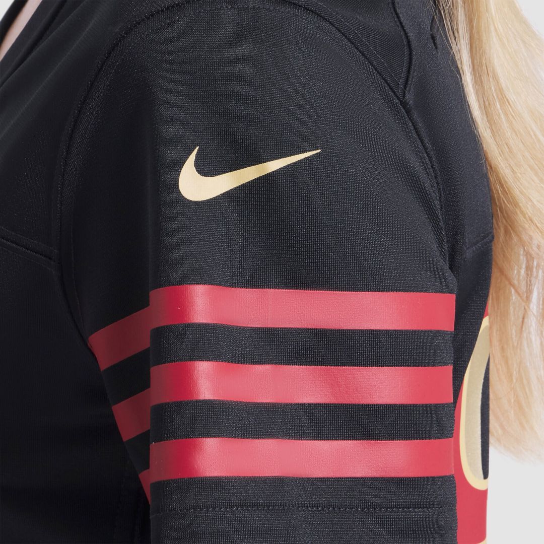 Nick Bosa San Francisco 49ers Nike Women's 2025 Rivalries Collection Game Jersey - Black