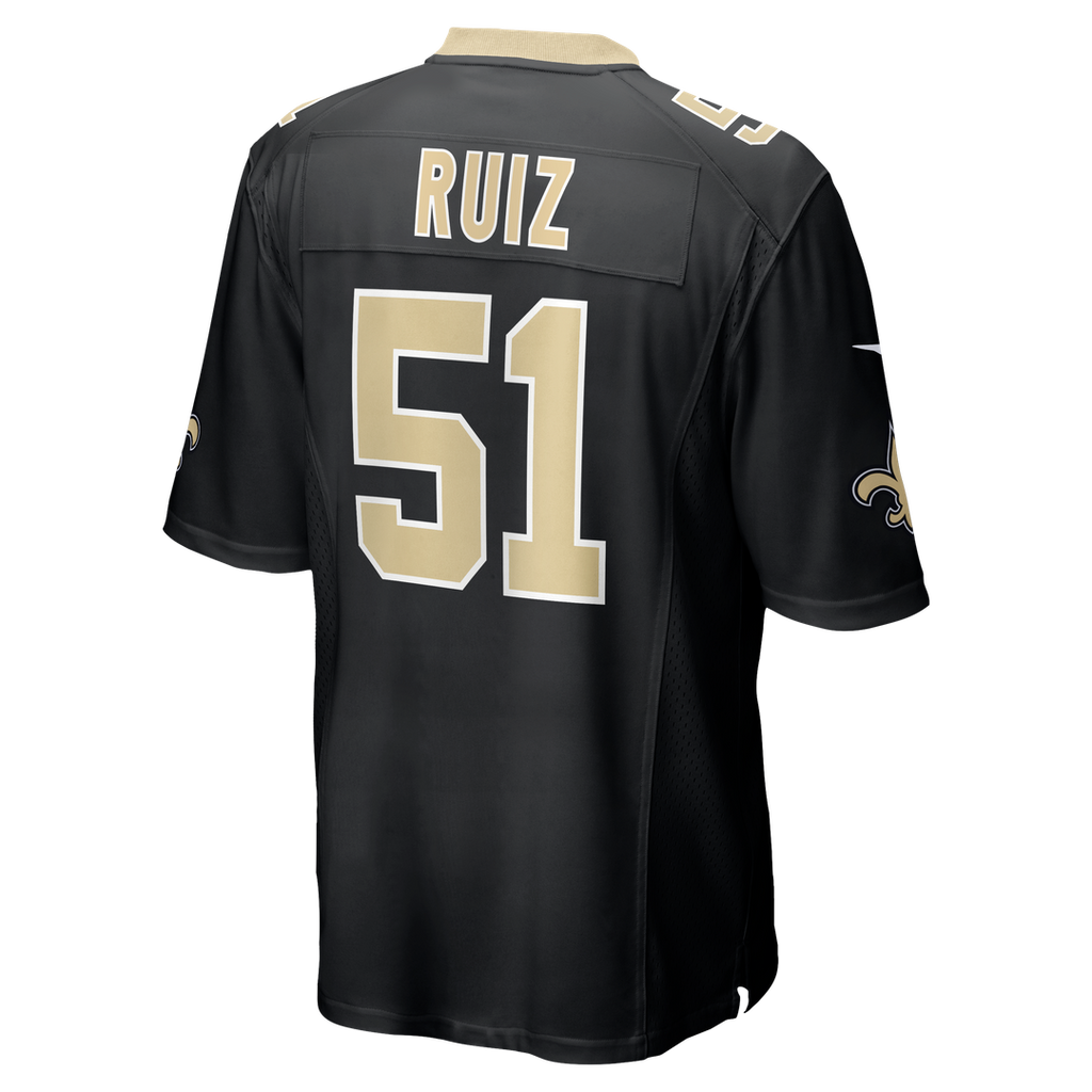Cesar Ruiz New Orleans Saints Nike Player Game Jersey - Black