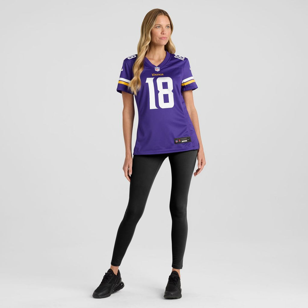 Justin Jefferson Minnesota Vikings Nike Women's Game Jersey - Purple