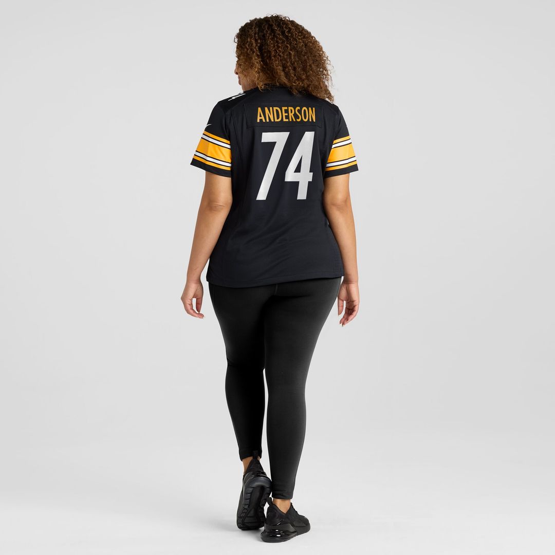 Spencer Anderson Pittsburgh Steelers Nike Women's  Game Jersey -  Black