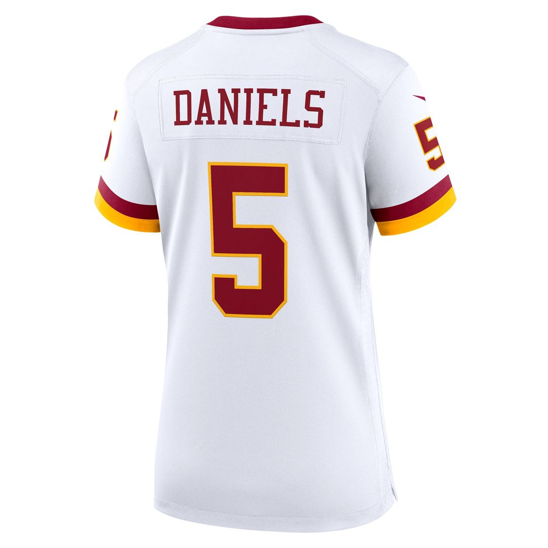 Jayden Daniels Washington Commanders Nike Women's Game Super Bowl Era Jersey - White