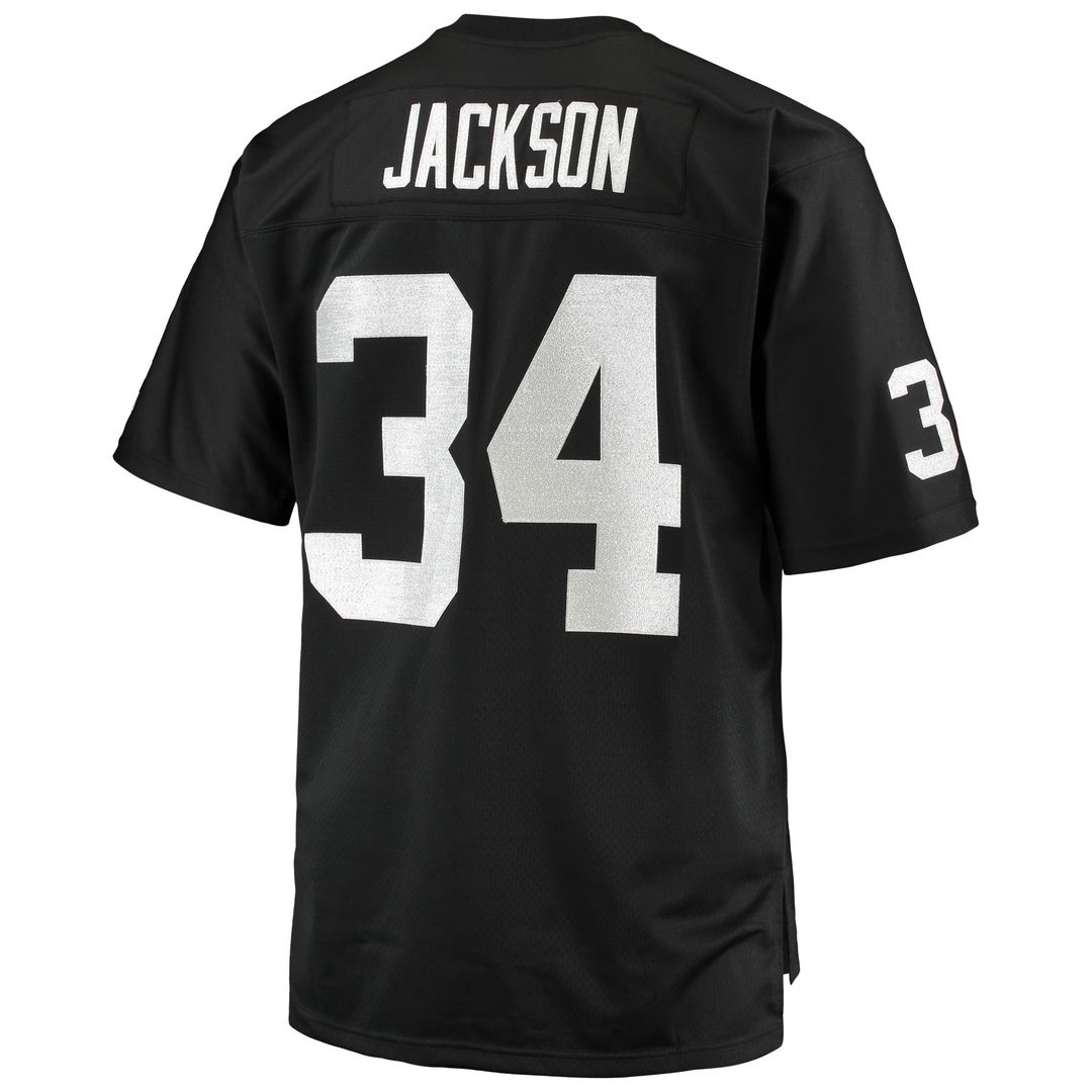 Bo Jackson Las Vegas Raiders Mitchell & Ness Big & Tall 1988 Retired Player Replica Jersey - White