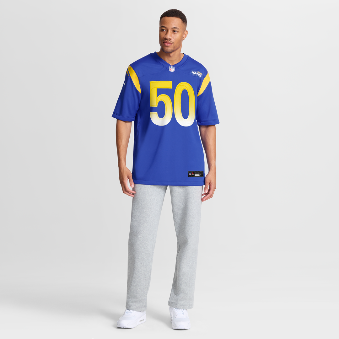 Beaux Limmer Los Angeles Rams Nike Team Game Jersey -  Royal