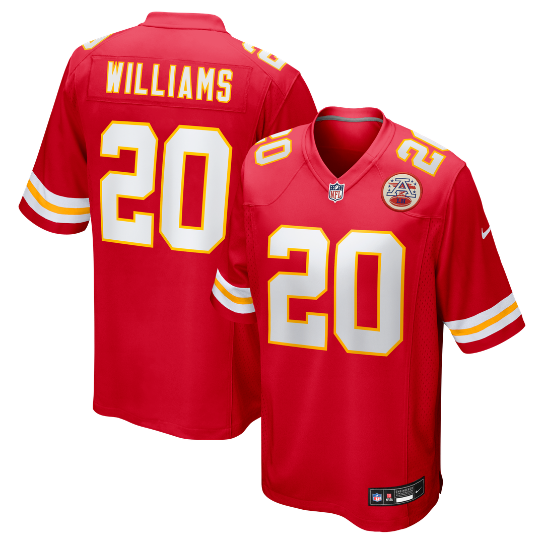 Nohl Williams Kansas City Chiefs Nike Team Game Jersey -  Red