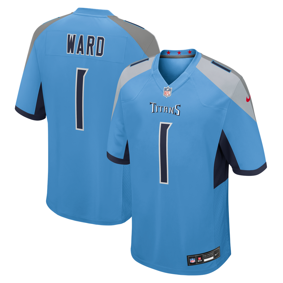 Cameron Ward Tennessee Titans Nike Team Game Jersey - Light Blue