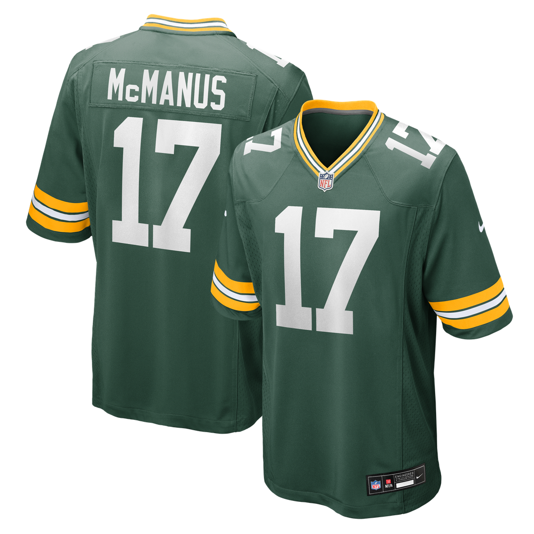 Brandon McManus Green Bay Packers Nike Team Game Jersey -  Green