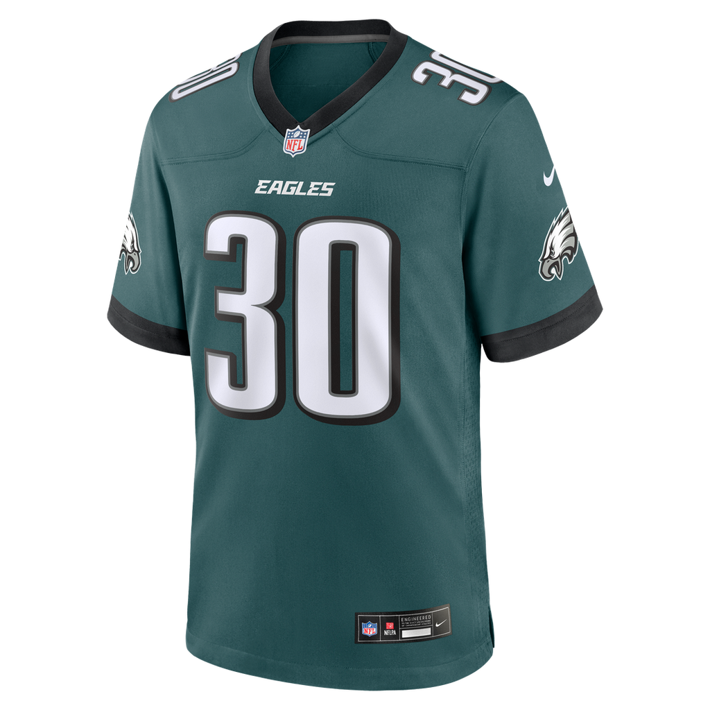 Jihaad Campbell Philadelphia Eagles Nike Game Player Jersey - Green