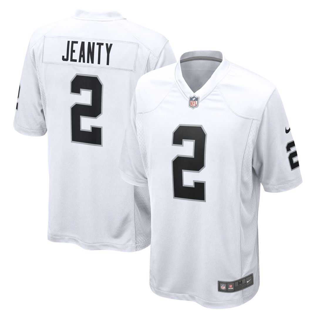 Ashton Jeanty Las Vegas Raiders Nike Game Jersey -  White