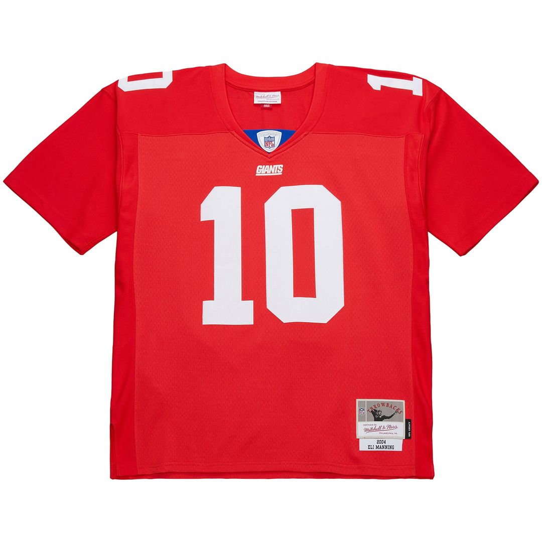 Eli Manning New York Giants Mitchell & Ness 2004 Team Legacy Retired Player Big & Tall Jersey - Red