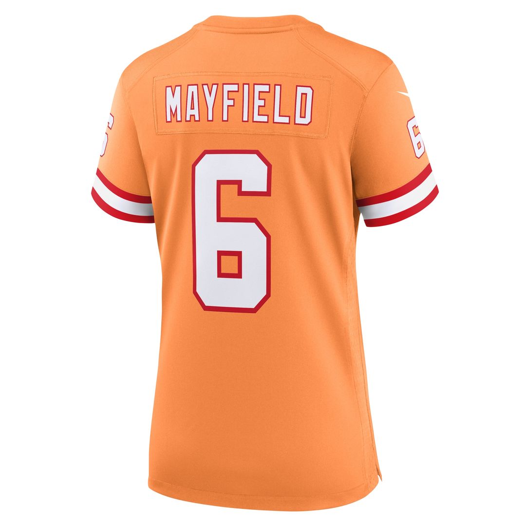 Baker Mayfield Tampa Bay Buccaneers Nike Women's Throwback Game Jersey - Orange