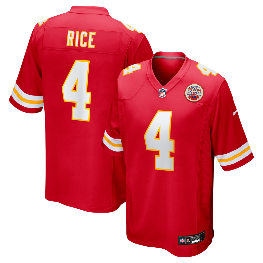 Rashee Rice Kansas City Chiefs Nike  Game Jersey -  Red