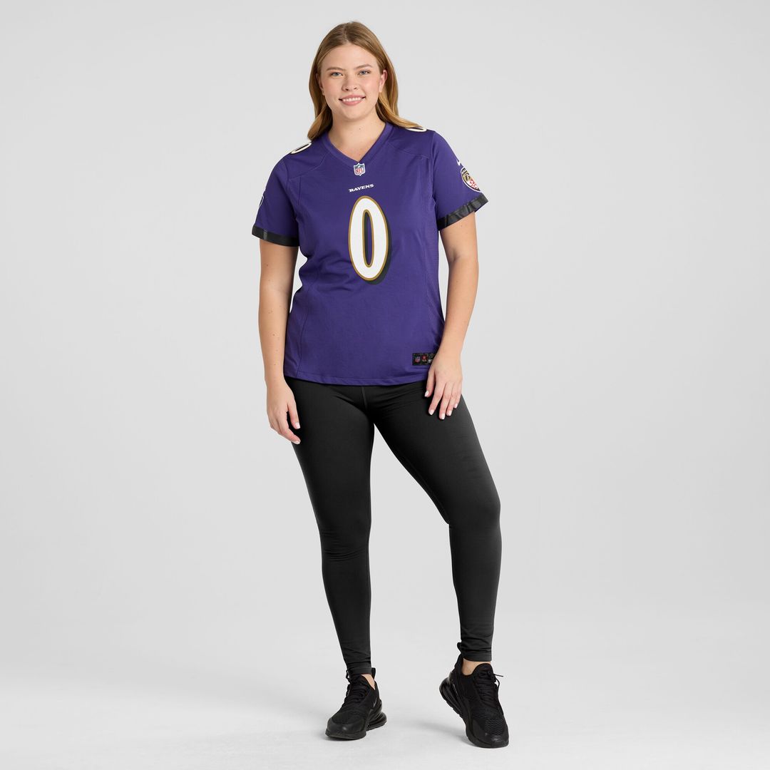 Roquan Smith Baltimore Ravens Nike Women's Team Game Jersey - Purple
