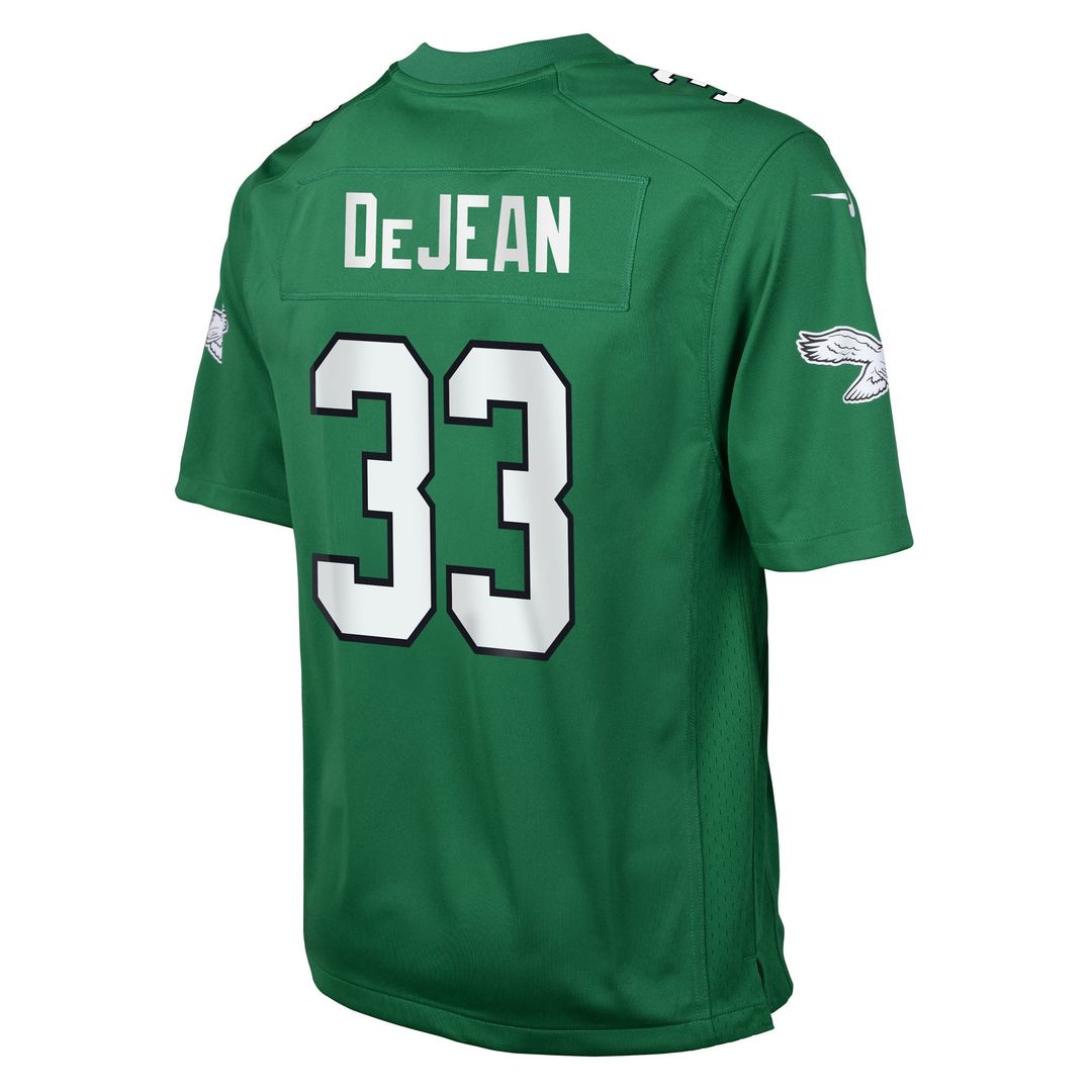 Cooper DeJean Philadelphia Eagles Nike Youth Game Player Jersey - Midnight Green