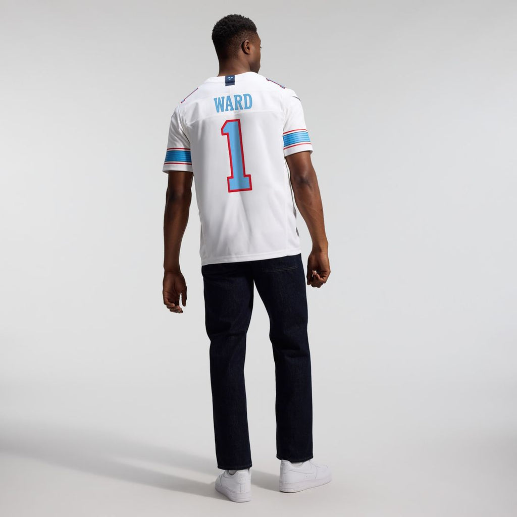 Cameron Ward Tennessee Titans Nike Vapor F.U.S.E. Stitched Limited Jersey - Light Blue