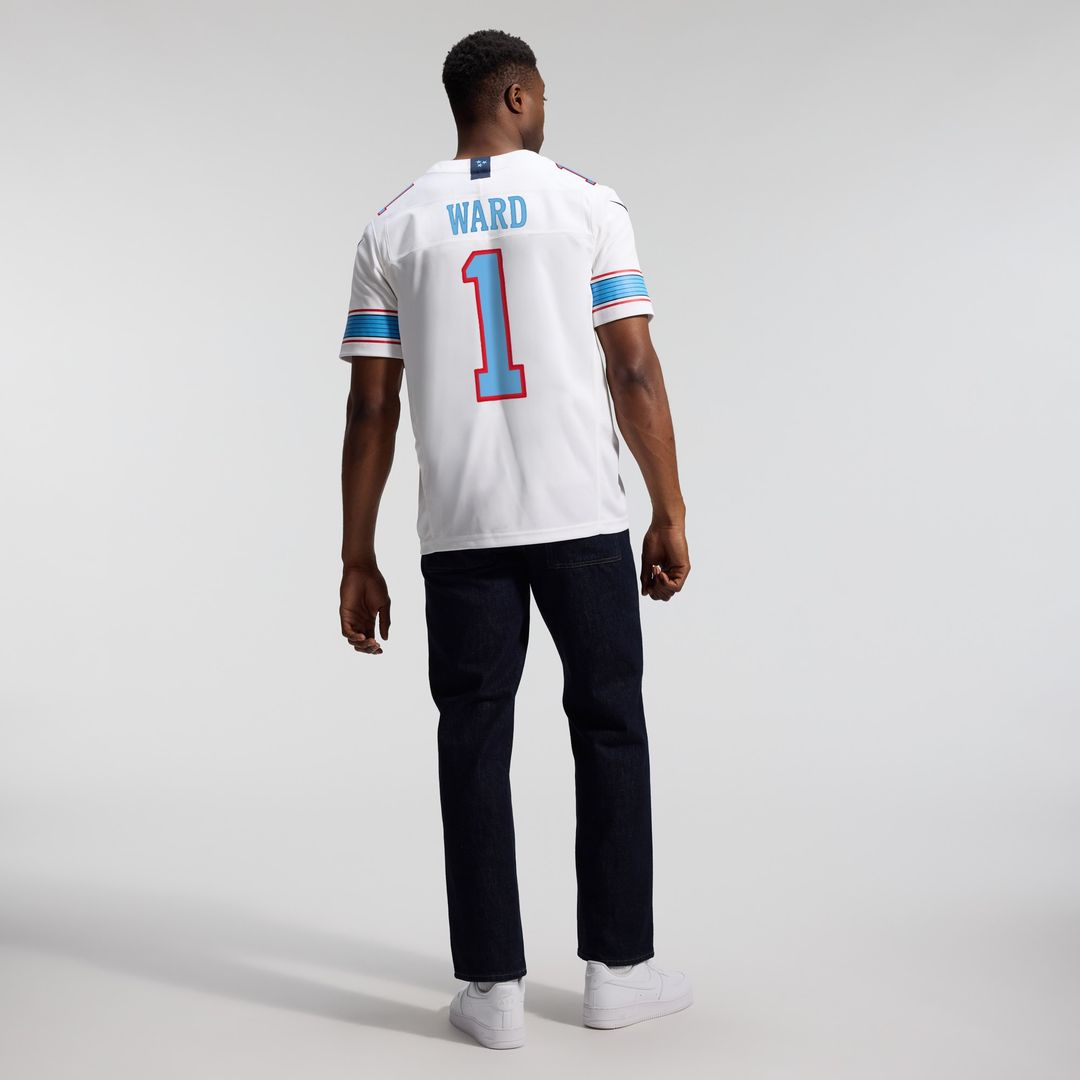 Cameron Ward Tennessee Titans Nike Vapor F.U.S.E. Stitched Limited Jersey - Light Blue