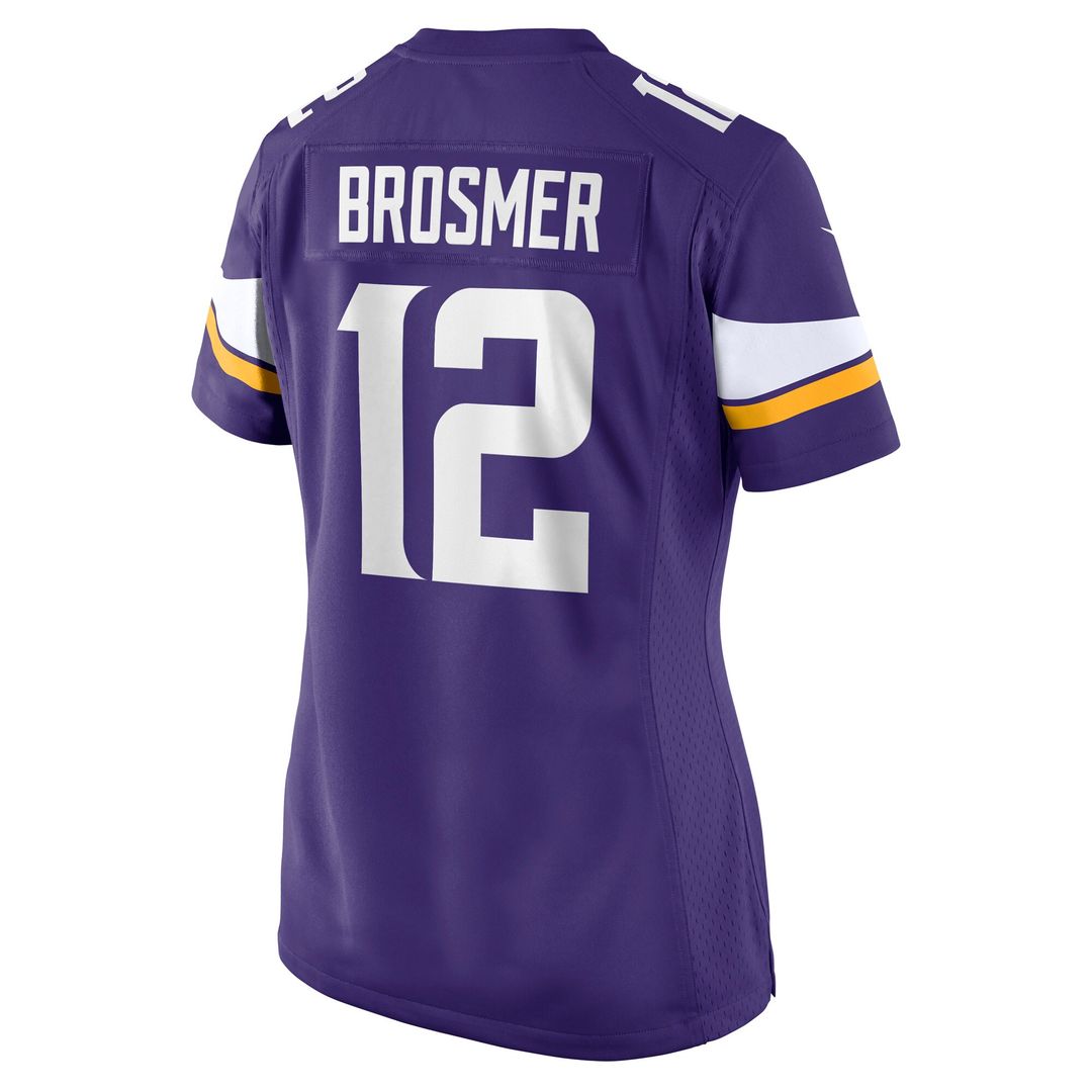Max Brosmer Minnesota Vikings Nike Women's Team Game Jersey -  Purple