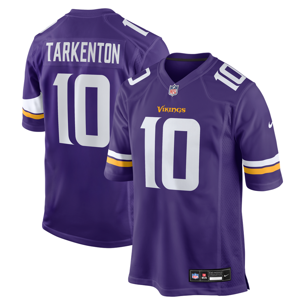 Fran Tarkenton Minnesota Vikings Nike Game Retired Player Jersey - Purple