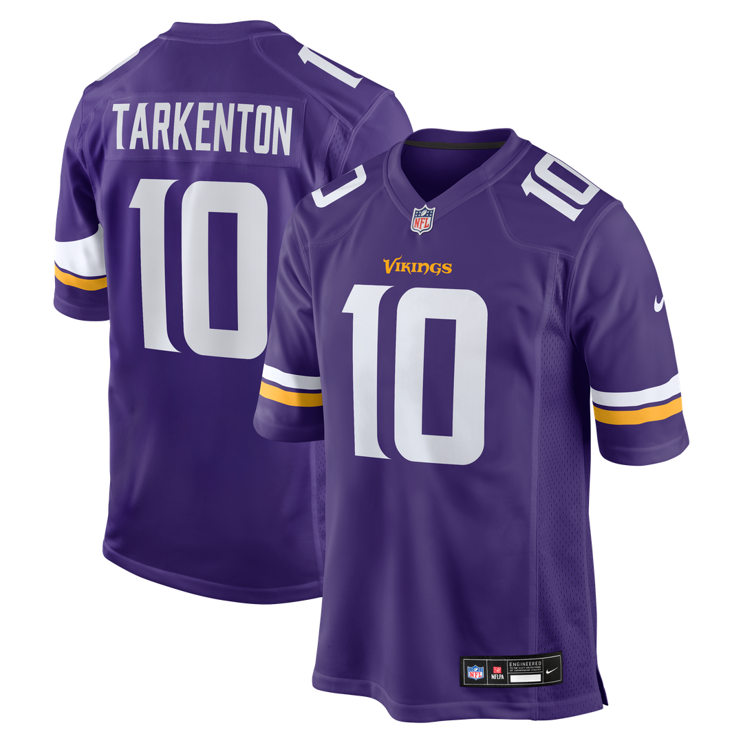 Fran Tarkenton Minnesota Vikings Nike Game Retired Player Jersey - Purple